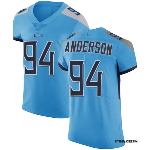 Men's Abdullah Anderson Tennessee Titans Elite Light Blue Team Color Vapor Untouchable Jersey
