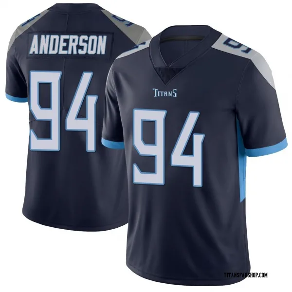 Men's Abdullah Anderson Tennessee Titans Limited Navy Vapor Untouchable Jersey