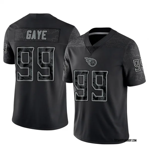Men's Ali Gaye Tennessee Titans Limited Black Reflective Jersey