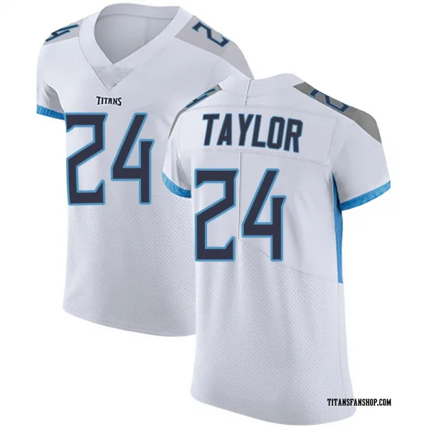 Men's Alontae Taylor Tennessee Titans Elite White Vapor Untouchable Jersey