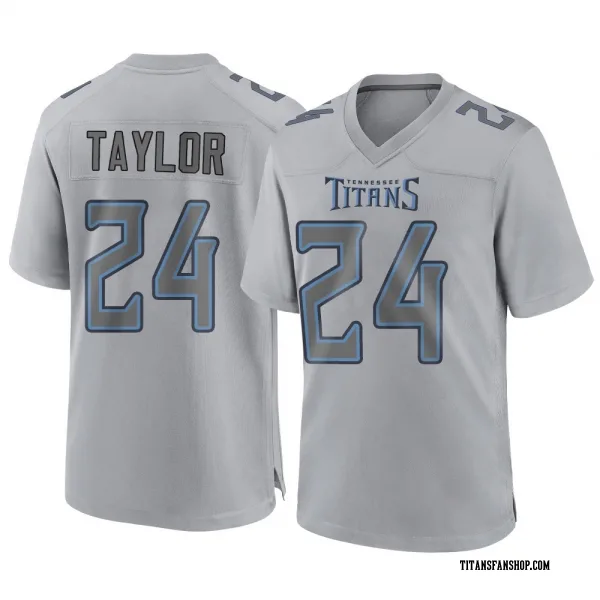 Men's Alontae Taylor Tennessee Titans Game Gray Atmosphere Fashion Jersey