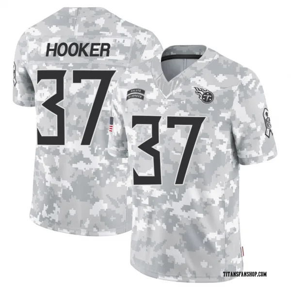 Men's Amani Hooker Tennessee Titans Limited Arctic Camo 2024 Salute to Service Jersey