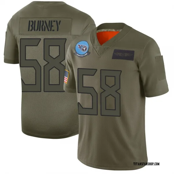 Men's Amari Burney Tennessee Titans Limited Camo 2019 Salute to Service Jersey