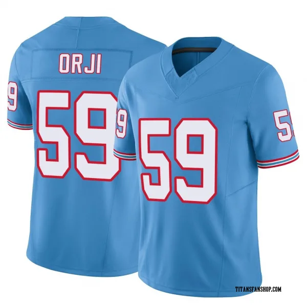 Men's Anfernee Orji Tennessee Titans Limited Light Blue Vapor F.U.S.E. Jersey