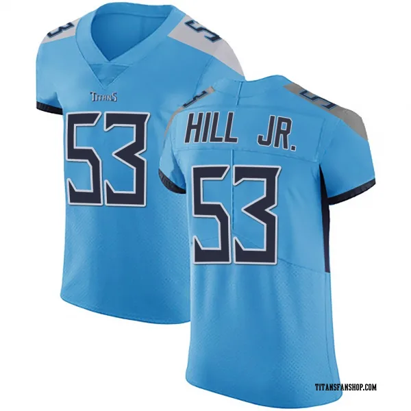 Men's Anthony Hill Jr. Tennessee Titans Elite Light Blue Team Color Vapor Untouchable Jersey