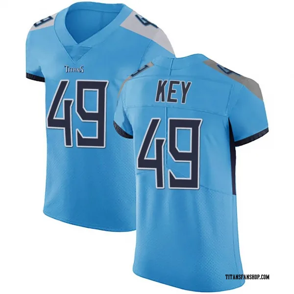 Men's Arden Key Tennessee Titans Elite Light Blue Team Color Vapor Untouchable Jersey
