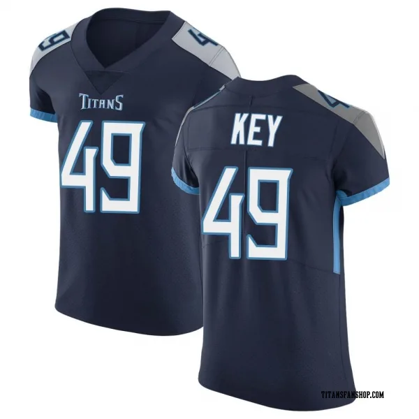 Men's Arden Key Tennessee Titans Elite Navy Vapor Untouchable Jersey