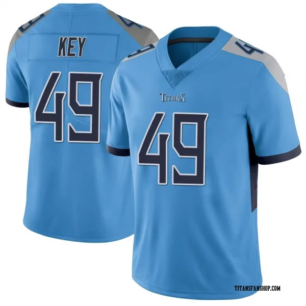 Men's Arden Key Tennessee Titans Limited Light Blue Vapor Untouchable Jersey