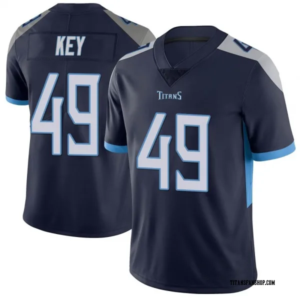 Men's Arden Key Tennessee Titans Limited Navy Vapor Untouchable Jersey