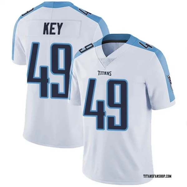 Men's Arden Key Tennessee Titans Limited White Vapor Untouchable Jersey