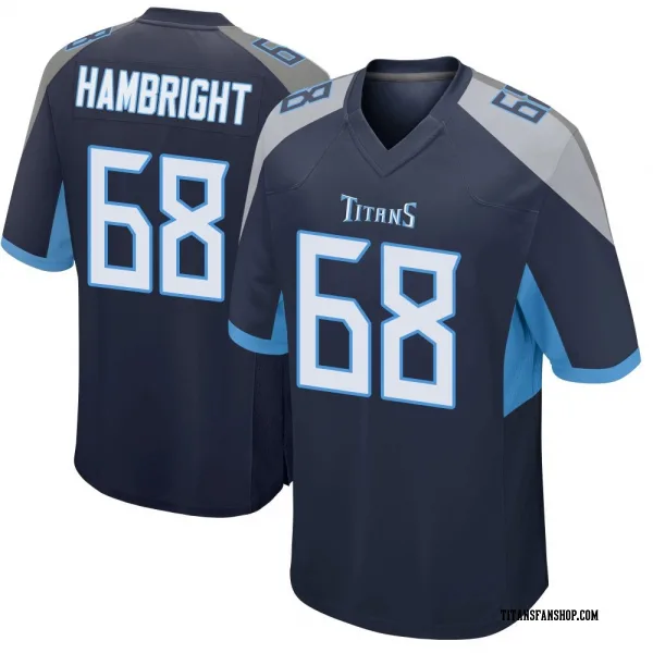 Men's Arlington Hambright Tennessee Titans Game Navy Jersey