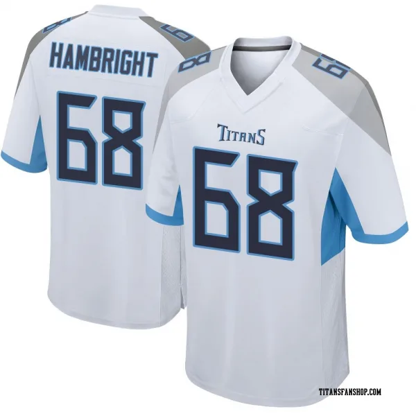Men's Arlington Hambright Tennessee Titans Game White Jersey