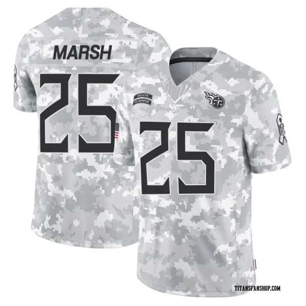 Men's Armani Marsh Tennessee Titans Limited Arctic Camo 2024 Salute to Service Jersey