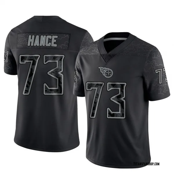 Men's Blake Hance Tennessee Titans Limited Black Reflective Jersey