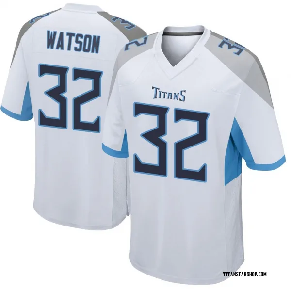 Men's Blake Watson Tennessee Titans Game White Jersey