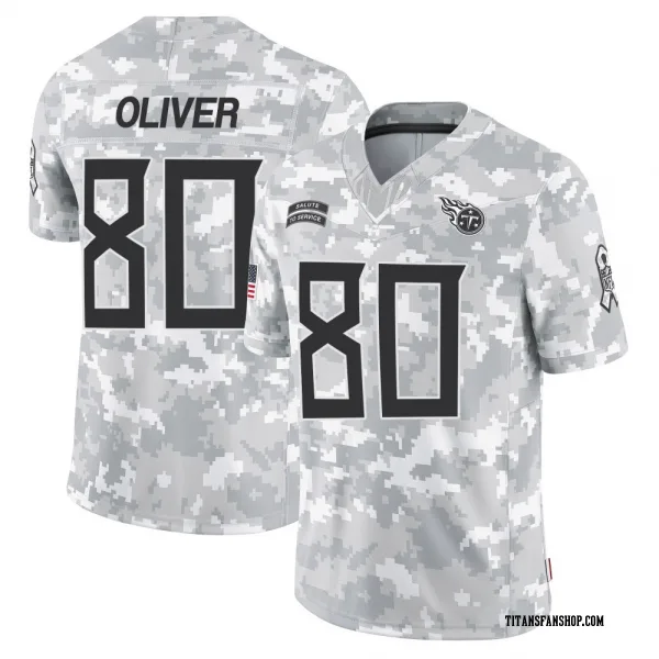 Men's Bryce Oliver Tennessee Titans Limited Arctic Camo 2024 Salute to Service Jersey