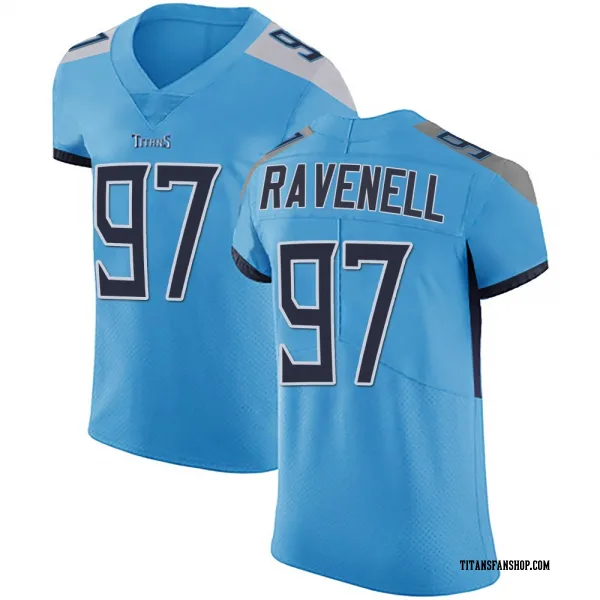 Men's C.J. Ravenell Tennessee Titans Elite Light Blue Team Color Vapor Untouchable Jersey