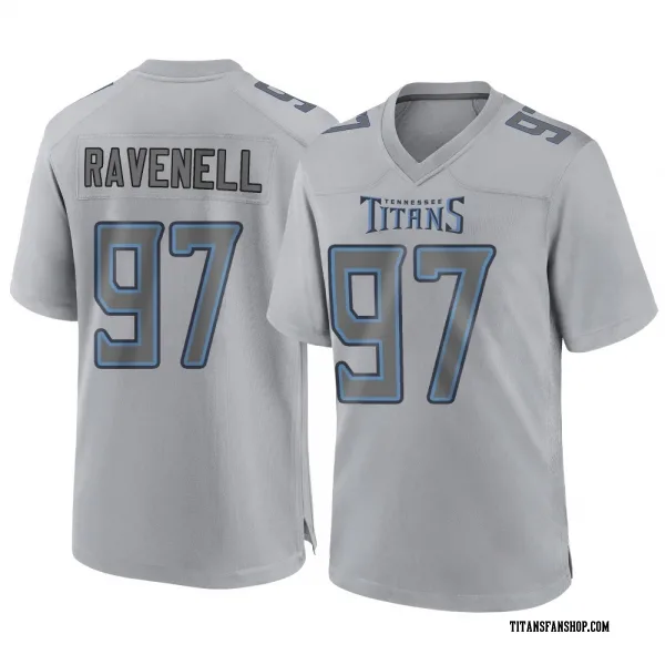Men's C.J. Ravenell Tennessee Titans Game Gray Atmosphere Fashion Jersey
