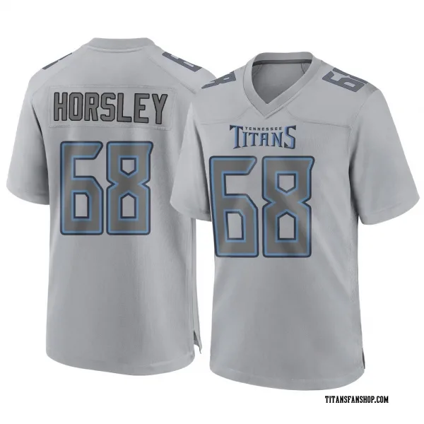 Men's Cam Horsley Tennessee Titans Game Gray Atmosphere Fashion Jersey