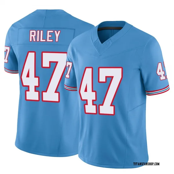 Men's Cam Riley Tennessee Titans Limited Light Blue Vapor F.U.S.E. Jersey