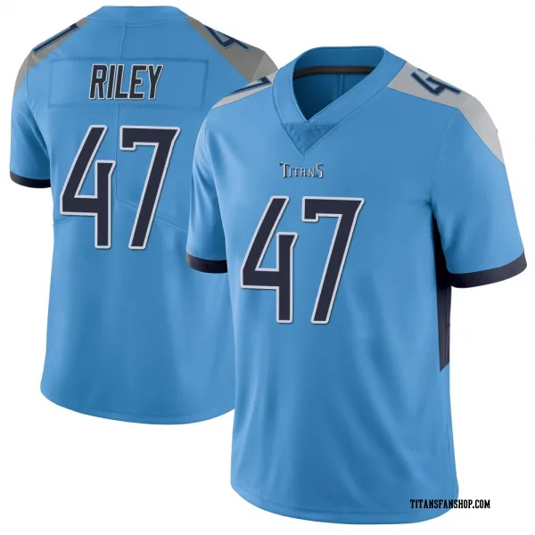 Men's Cam Riley Tennessee Titans Limited Light Blue Vapor Untouchable Jersey