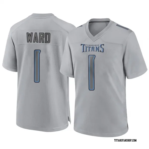 Men's Cam Ward Tennessee Titans Game Gray Atmosphere Fashion Jersey