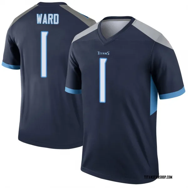 Men's Cam Ward Tennessee Titans Legend Navy Jersey