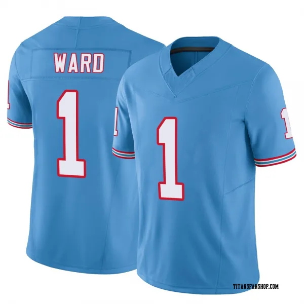 Men's Cam Ward Tennessee Titans Limited Light Blue Vapor F.U.S.E. Jersey