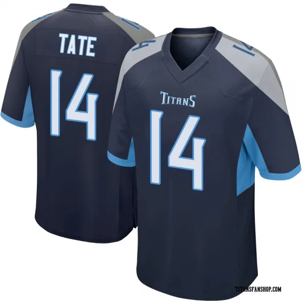 Men's Carnell Tate Tennessee Titans Game Navy Jersey