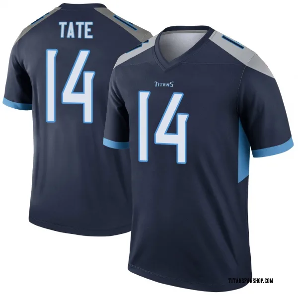 Men's Carnell Tate Tennessee Titans Legend Navy Jersey