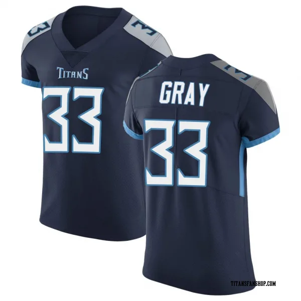 Men's Cedric Gray Tennessee Titans Elite Navy Vapor Untouchable Jersey