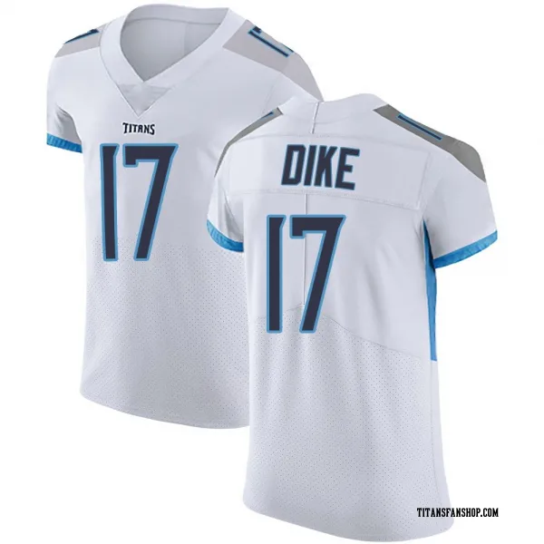 Men's Chimere Dike Tennessee Titans Elite White Vapor Untouchable Jersey