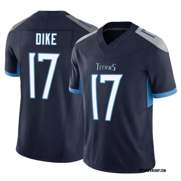 Men's Chimere Dike Tennessee Titans Limited Navy Vapor F.U.S.E. Jersey