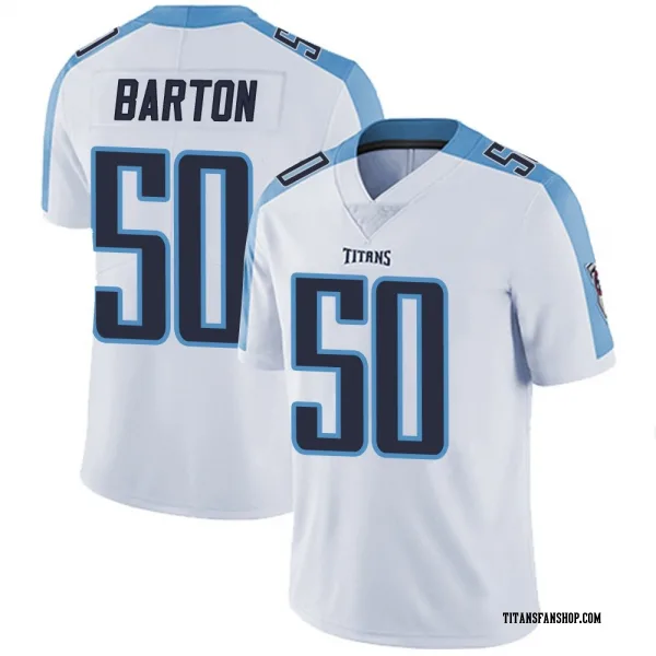 Men's Cody Barton Tennessee Titans Limited White Vapor Untouchable Jersey