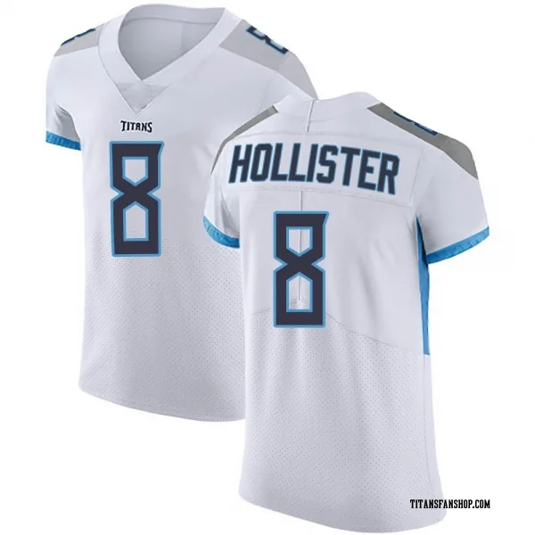Men's Cody Hollister Tennessee Titans Elite White Vapor Untouchable Jersey