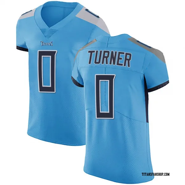 Men's Cole Turner Tennessee Titans Elite Light Blue Team Color Vapor Untouchable Jersey