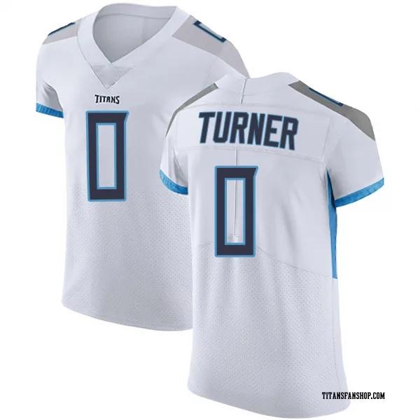 Men's Cole Turner Tennessee Titans Elite White Vapor Untouchable Jersey