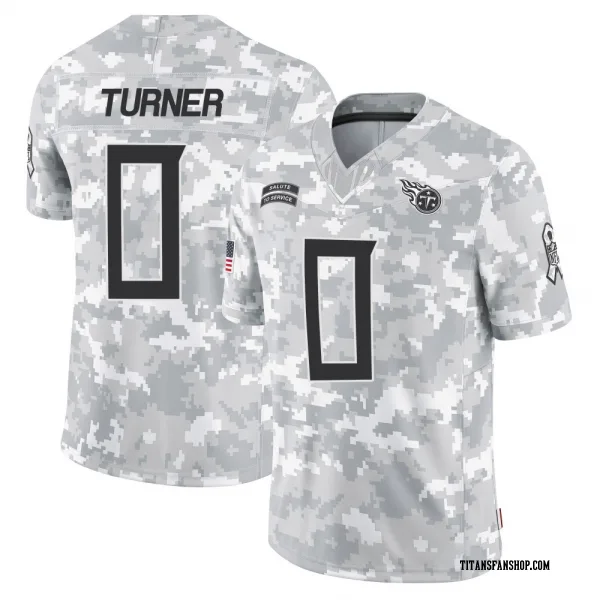 Men's Cole Turner Tennessee Titans Limited Arctic Camo 2024 Salute to Service Jersey