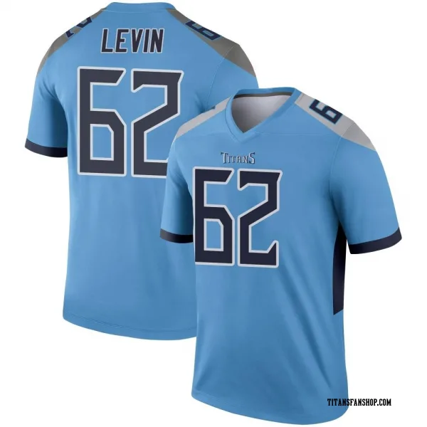 Men's Corey Levin Tennessee Titans Legend Light Blue Jersey