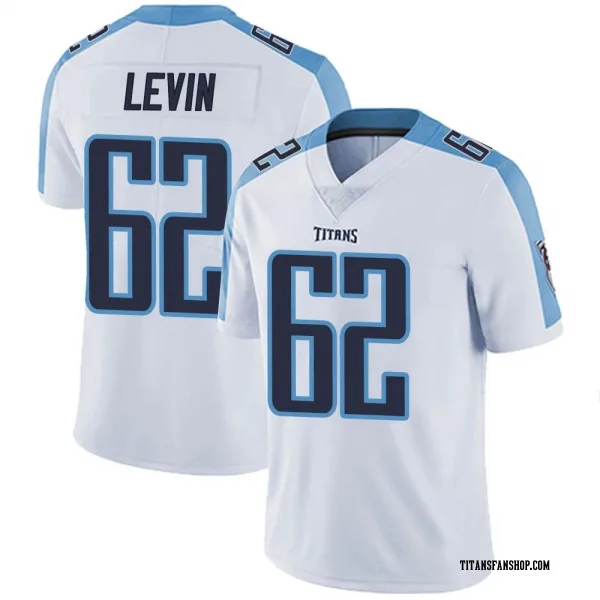 Men's Corey Levin Tennessee Titans Limited White Vapor Untouchable Jersey