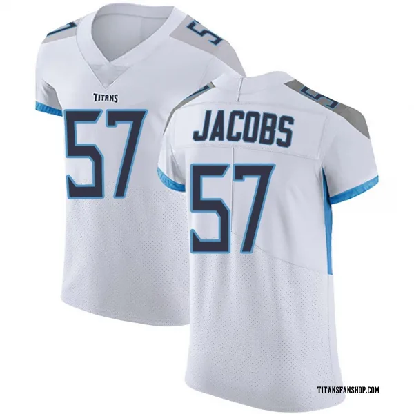 Men's Curtis Jacobs Tennessee Titans Elite White Vapor Untouchable Jersey