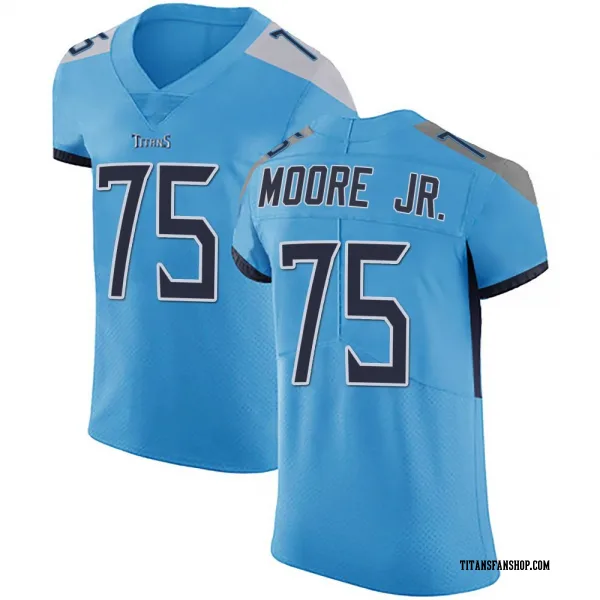 Men's Dan Moore Jr. Tennessee Titans Elite Light Blue Team Color Vapor Untouchable Jersey