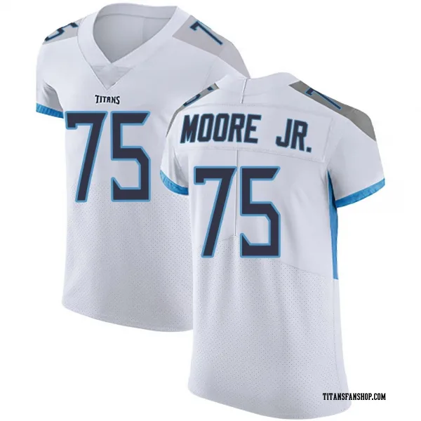Men's Dan Moore Jr. Tennessee Titans Elite White Vapor Untouchable Jersey