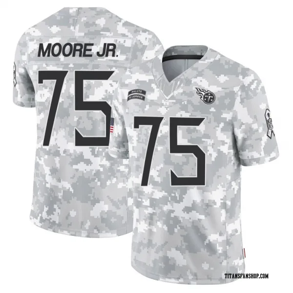 Men's Dan Moore Jr. Tennessee Titans Limited Arctic Camo 2024 Salute to Service Jersey