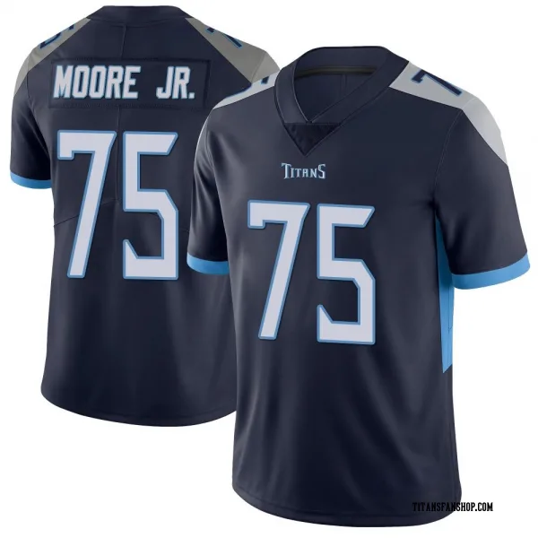 Men's Dan Moore Jr. Tennessee Titans Limited Navy Vapor Untouchable Jersey