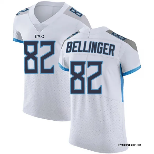 Men's Daniel Bellinger Tennessee Titans Elite White Vapor Untouchable Jersey