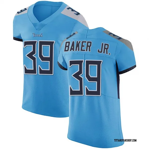 Men's Darrell Baker Jr. Tennessee Titans Elite Light Blue Team Color Vapor Untouchable Jersey