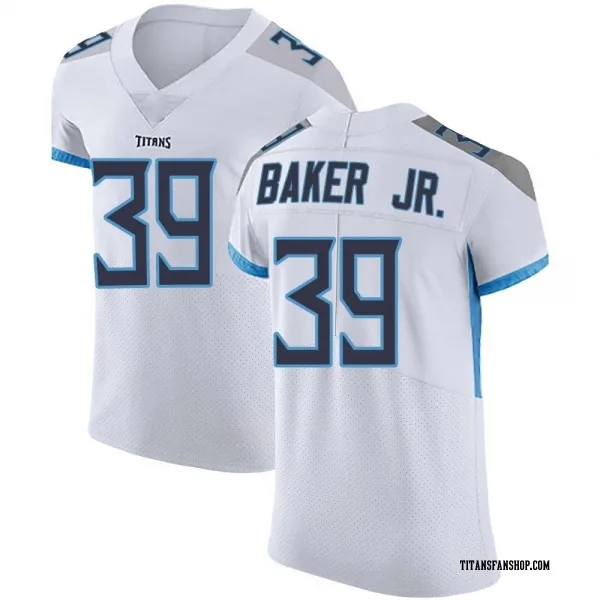 Men's Darrell Baker Jr. Tennessee Titans Elite White Vapor Untouchable Jersey