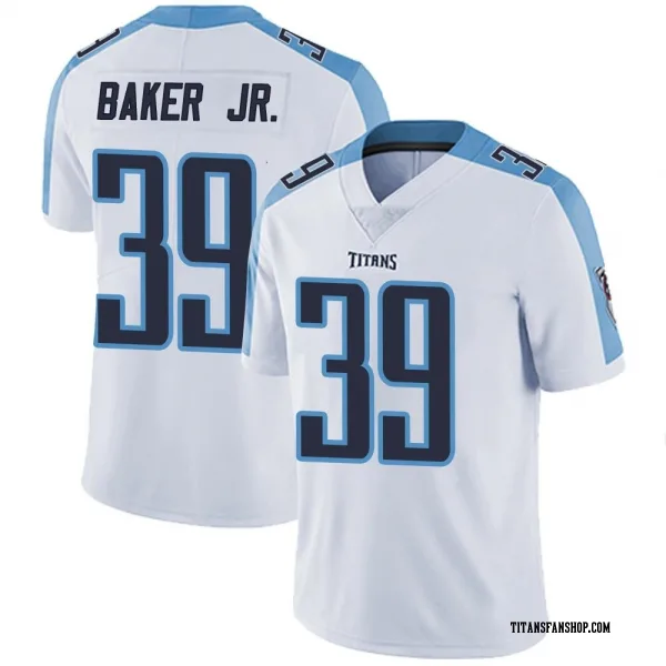 Men's Darrell Baker Jr. Tennessee Titans Limited White Vapor Untouchable Jersey