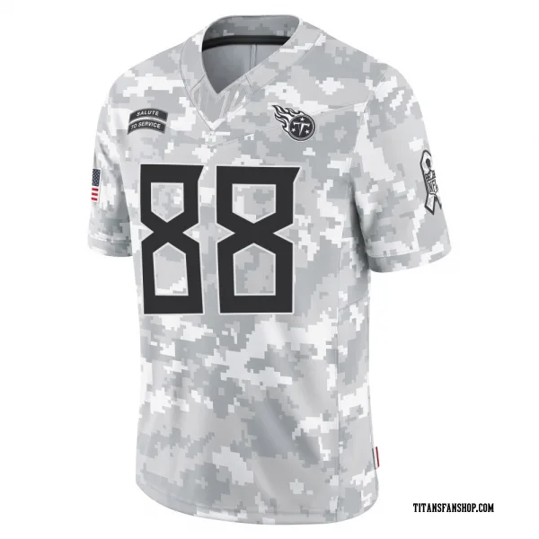 Men's David Martin-Robinson Tennessee Titans Limited Arctic Camo 2024 Salute to Service Jersey